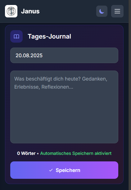 Digital Journal und Einträge